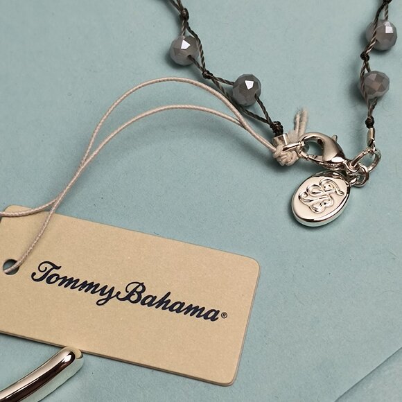 Tommy Bahama Starfish Treasure Pendant Dowarm Beads Necklace Silver Unis… - Picture 6 of 9